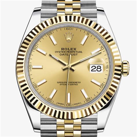 rolex datejust oro giallo e acciaio|buy rolex datejust 41.